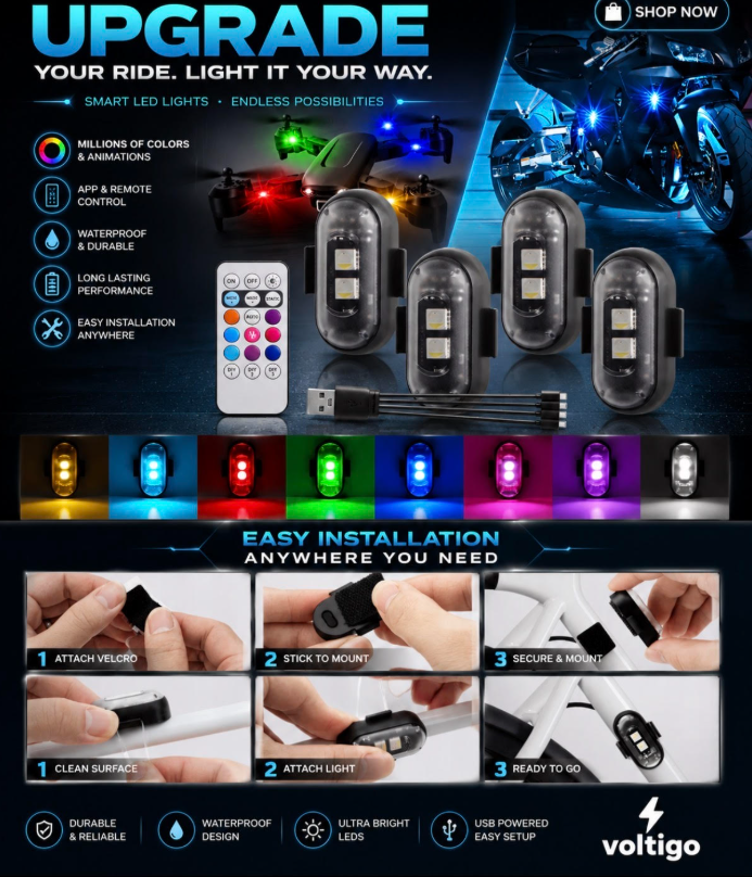 RGB LED Ambient Lighting Kit for Car