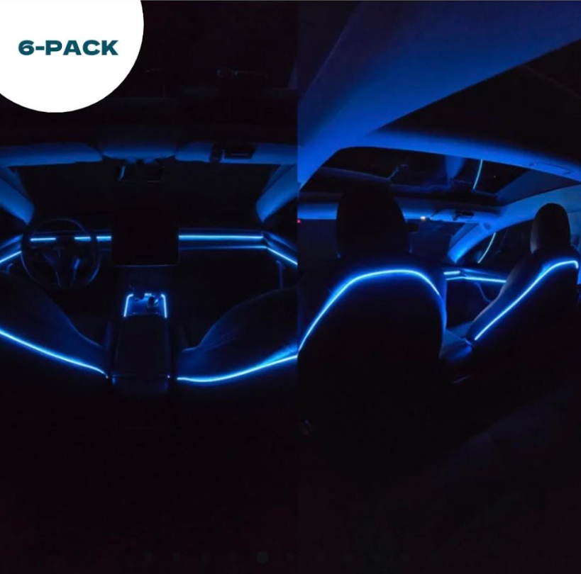 RGB Smart LED Car Interior Lights – Music Sync Ambient Kit