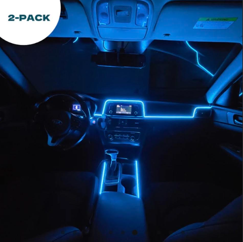 RGB Smart LED Car Interior Lights – Music Sync Ambient Kit