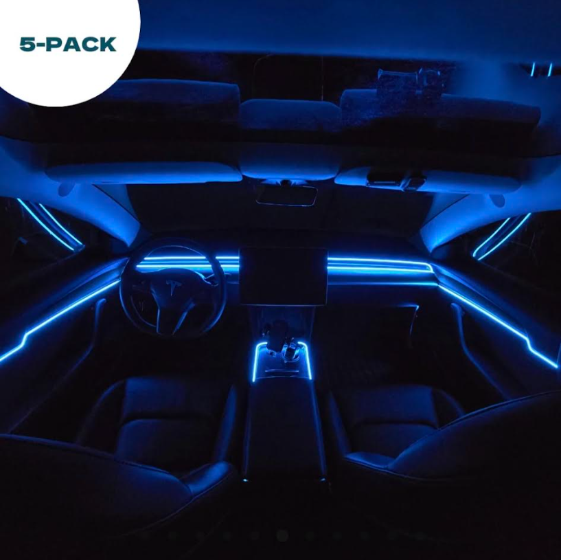 RGB Smart LED Car Interior Lights – Music Sync Ambient Kit